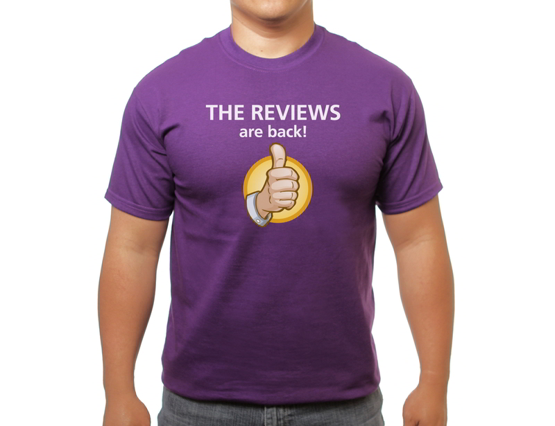 The reviews are back T-shirt